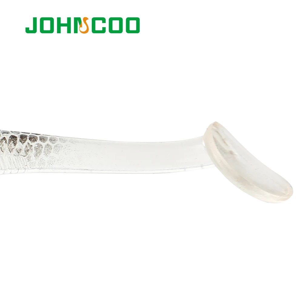 JOHNCOO-SEÑUELOS blandos de pesca con cola en T, cebo Artificial de silicona para lubina y Lucio, 5,4G, 9,7G, 5 unidades - imagen 5