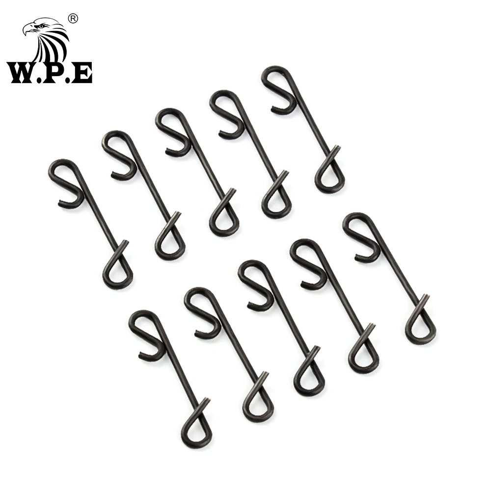 W.P.E-30/50 Uds.-1 lote de envoltura giratoria de pesca, accesorios de pesca de acero inoxidable, Conector de pesca, Kit de señuelo, anzuelo de pescado - imagen 3