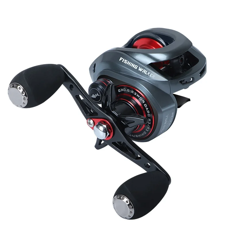 Carrete De Pesca Baitcast De alta velocidad, 7,3: 1, Rock, con ruedas De doble línea, 8KG De arrastre máximo - imagen 5