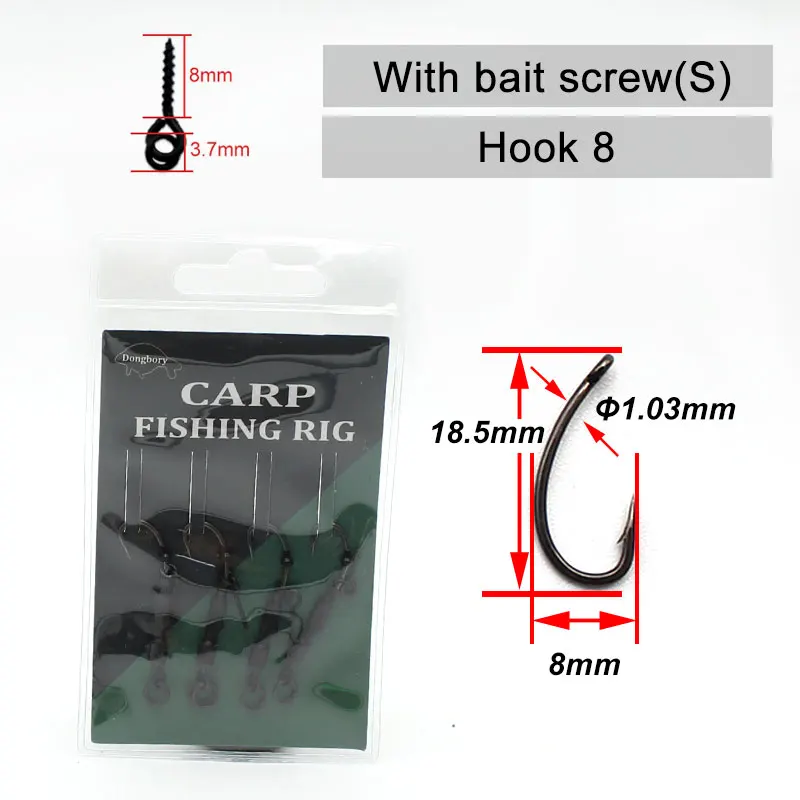 Bait screw size 8