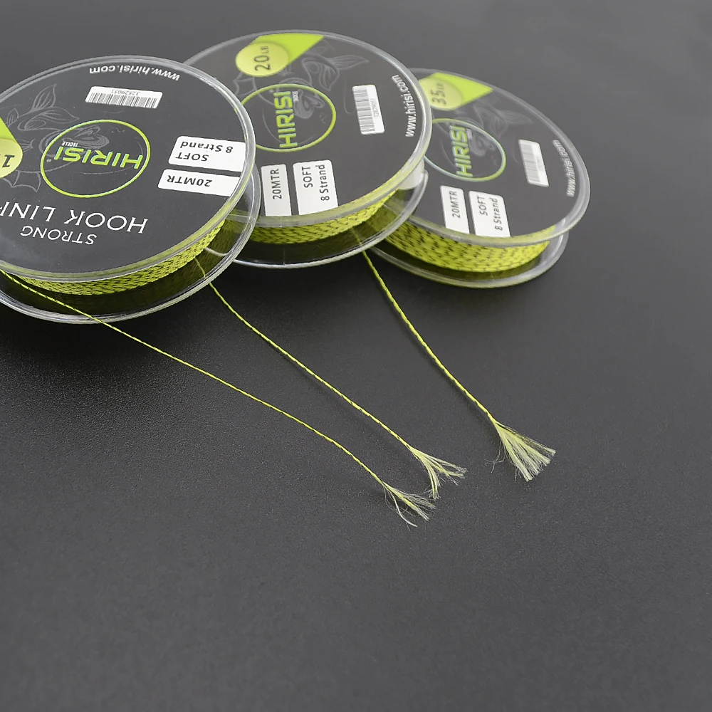 Línea de pesca de carpa, gancho suave, 8 hebras, 20m, línea trenzada leadcore, aparejo para el cabello, accesorios de pesca, aparejos terminales, 1 unidad - imagen 4