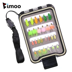 Moscas de huevo Bimoo - Latón mixto para trucha y salmón de río