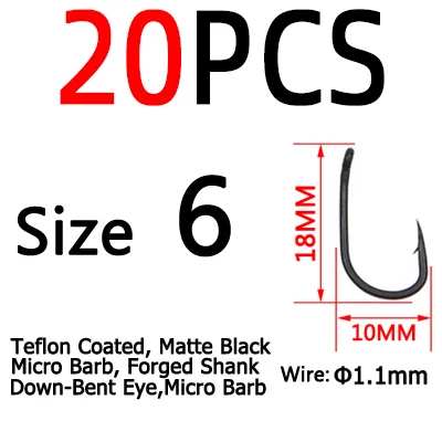 20pcs  Size 6