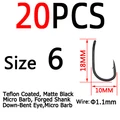 20pcs  Size 6