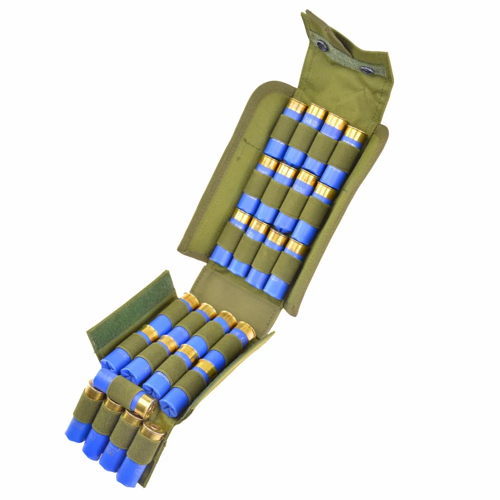 Mochila De caza con 25 fundas redondas de calibre 12, bolsa de recarga, para revistas tácticas Molle PALS, accesorios de nailon - imagen 5