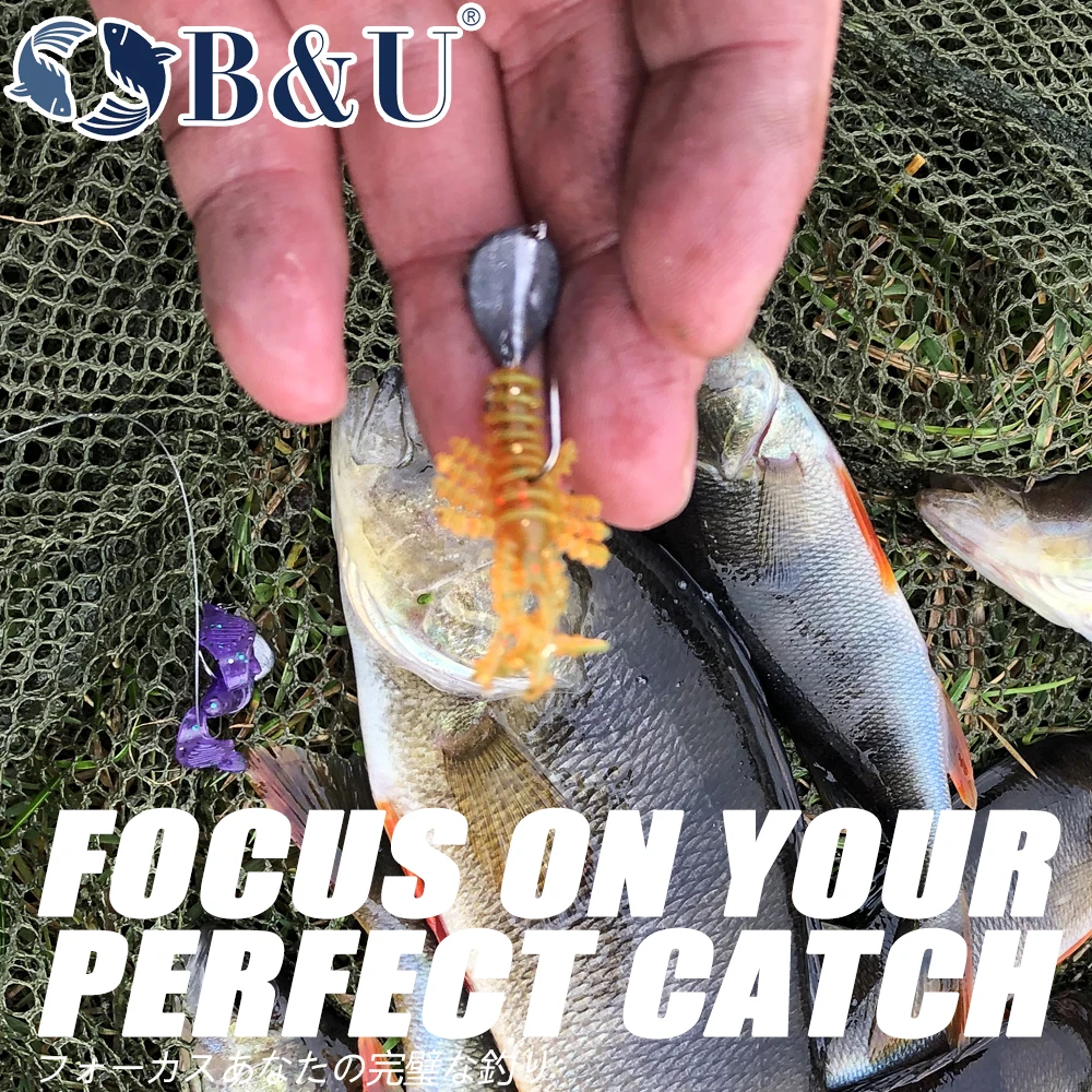 B & U Crazy Craws señuelos 40mm/20 piezas señuelo suave Señuelos de pesca camarones langosta señuelo de plástico suave Señuelos de pesca - imagen 4