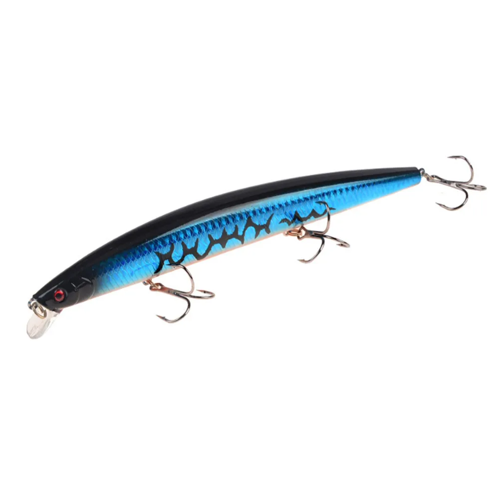 Señuelos de Pesca de gran pececillo, 18cm, 25,4g, aparejos flotantes de Crankbait, anzuelos agudos, cebo duro Artificial para carpa Swimbait, 1 Uds. - imagen 5