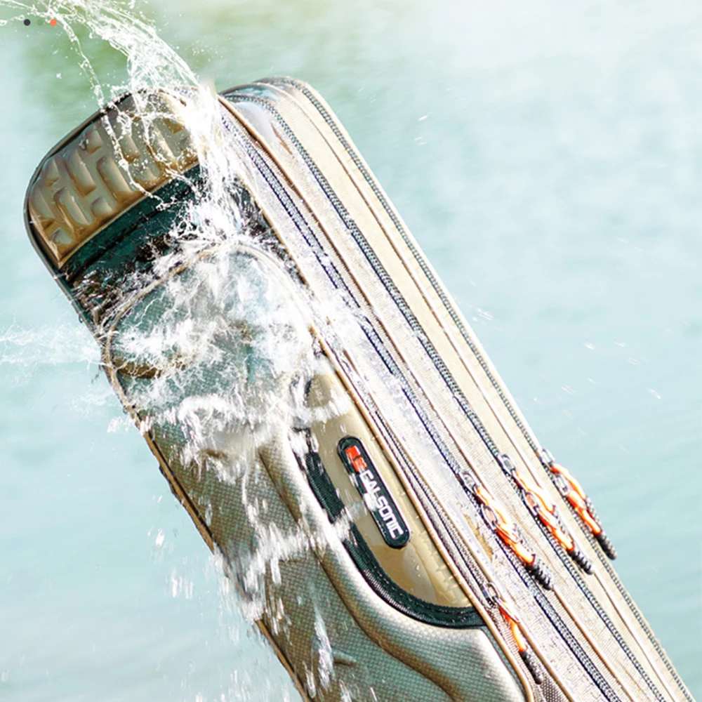 Bolsa portátil plegable para caña de pescar, caja de transporte de herramientas para caña de pescar, bolsa de viaje de gran capacidad, X310G - imagen 5