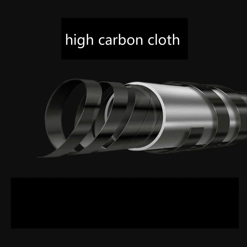 Caña de pescar de carbono ultraligera, poste de lanzamiento de distancia, secciones largas, telescópicas, aparejos de pesca Olta, 2,4/2,7/3,0/3,6 m - imagen 3