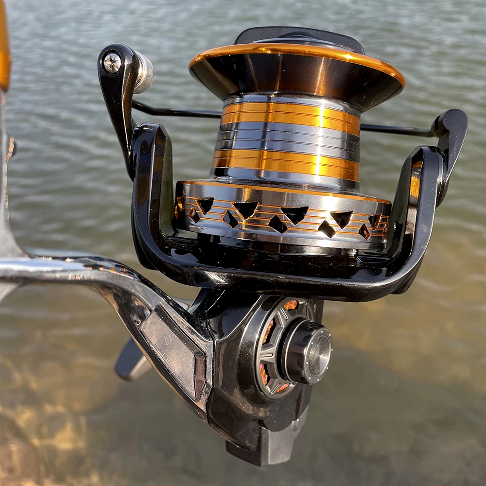 GHOTDA-carrete giratorio DH para Pesca en agua salada, rueda a distancia, 30kg, de larga distancia para tiro, Surfcasting, 9000, 10000, 12000 - imagen 2