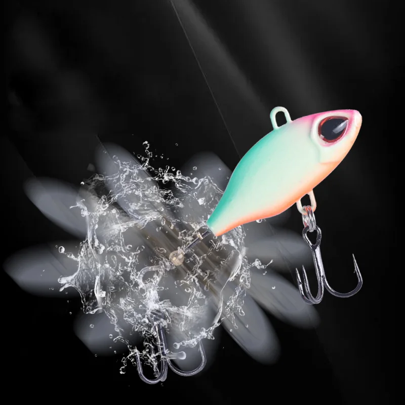 BassLegend pesca Tailspin Micro Spinnerbait lubina trucha Deracou Spinner Vib cola vibratoria hoja giratoria Spin 8g 11g 15g - imagen 4