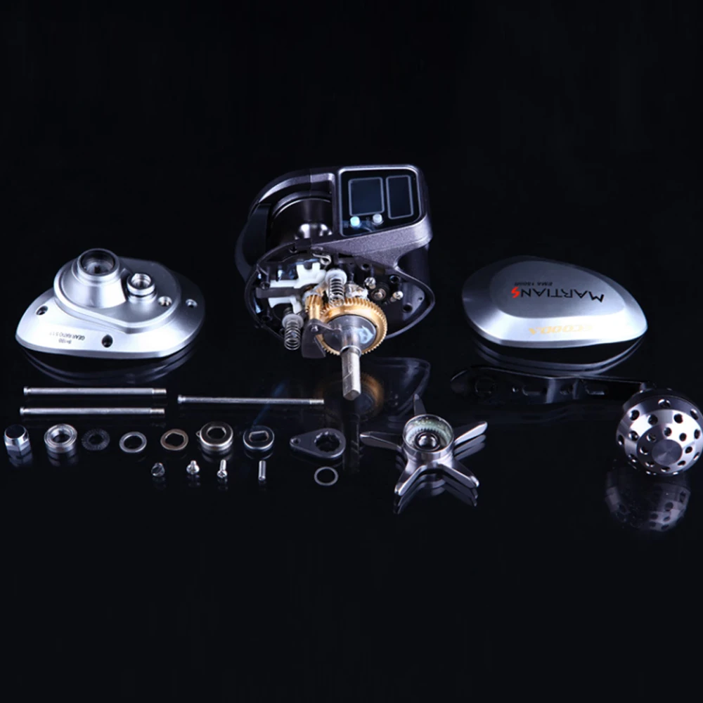 Ecooda-carrete Digital para barco EMA1500L/EMA1500R, 5,1: 1, 7kg, DARG POWER, mano izquierda y derecha, equipos De Pesca - imagen 4