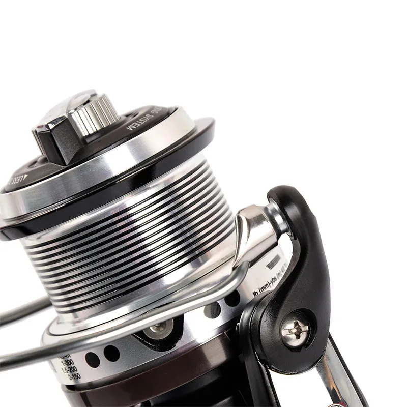 Carrete de Pesca giratorio, rueda de arrastre de acero inoxidable, Molinete de Pesca, 20/30/40/50/60s - imagen 2