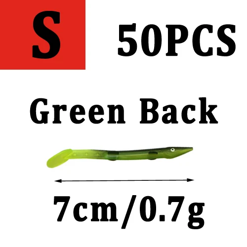 50pcs green s