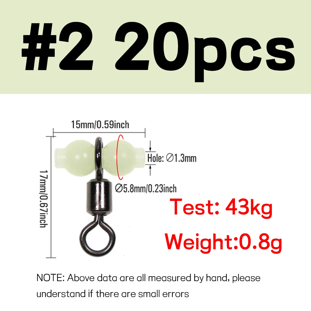 20pcs  size 2