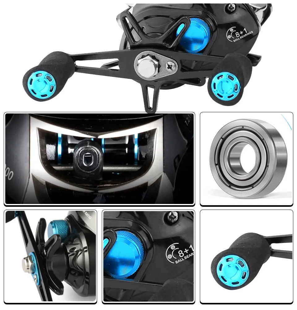 Experimentar precisión y rendimiento con este carrete de pesca de alta calidad