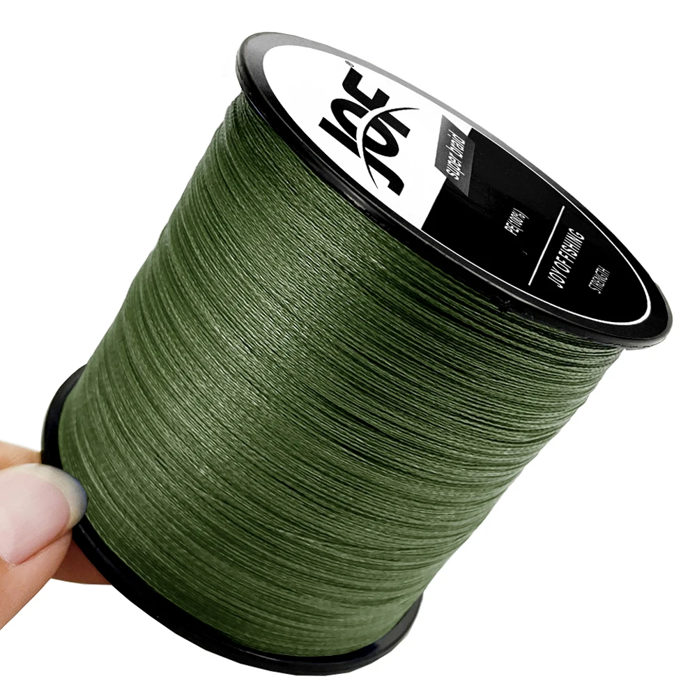 JOF-Hilo de pescar japonés multicolor, 500M, 300M, 100M, PE, trenzado, 8/4 hebras, multifilamento - imagen 5