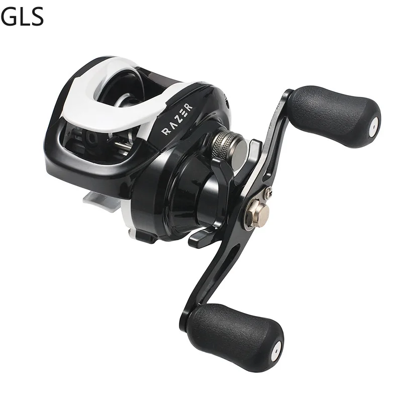 Carrete de Baitcasting con sistema de freno magnético 7,2: 1, carrete de pesca de alta velocidad 17 + 1BB, accesorios de pesca, rueda de pesca de Metal - imagen 4