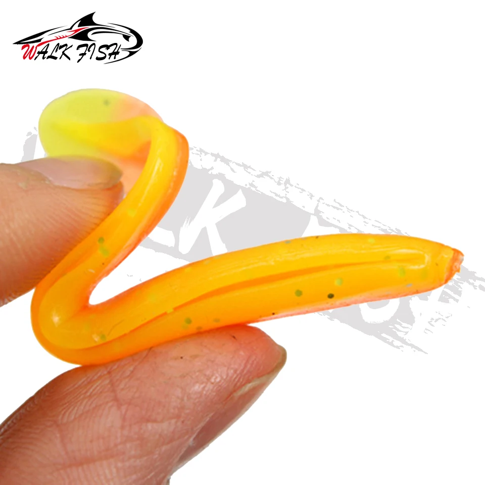 WALK FISH-SEÑUELOS blandos de silicona de 10 piezas, cebo Artificial de 5,5 cm, 6,3 cm, 7cm, 9cm, productos para pesca en el mar, Pva, Swimbait, Wobblers - imagen 3