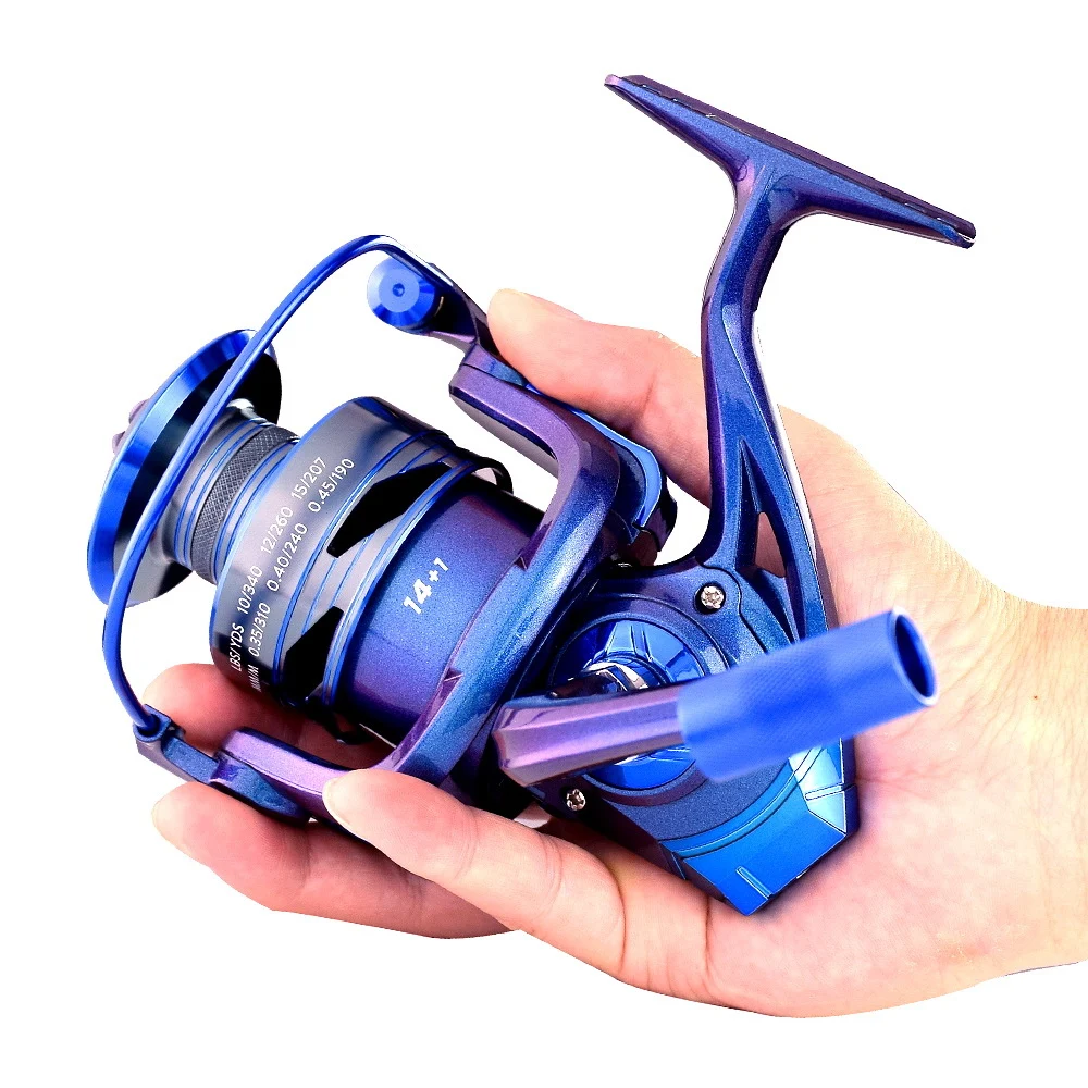 JOSBY-carrete de pesca con movimiento, accesorio de Metal de la serie Sea Spinning para MANGO plegable, rueda de carpa de agua salada, aparejos de mar - imagen 4