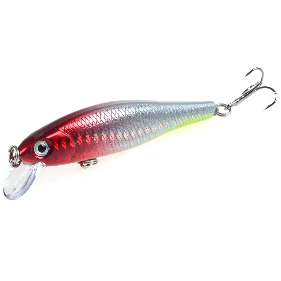 Señuelos Minnow de calamar de Metal, artículos duros para pesca, señuelos luminosos swimbait Sea River Shad - imagen 5