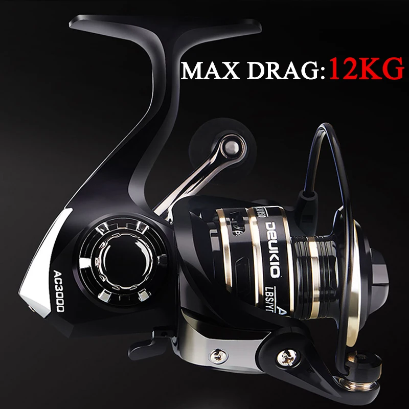 Carrete spinning DEUKIO metálico – Lubina, lucio y mar