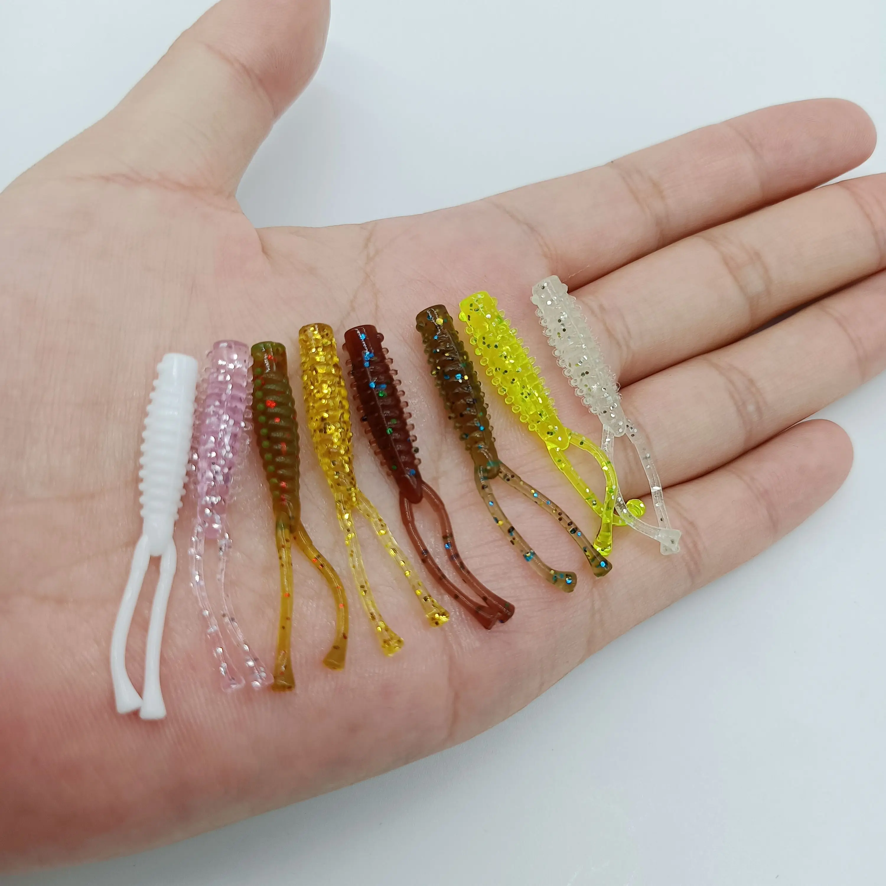 DUODUOYU-señuelo suave de Rockfish, cebo de pesca de 140g/40mm, 0,45g/1,4 gHook Swimbaits Jig, cebo de gusano - imagen 2