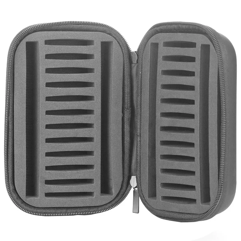 Bolsa para señuelos de pesca, anzuelo con cabeza de anzuelo individual, anzuelos de pesca con mosca, cuchara de doble cara, bolsas para señuelos artificiales, bolsa de almacenamiento dura de PU Oxford - imagen 4