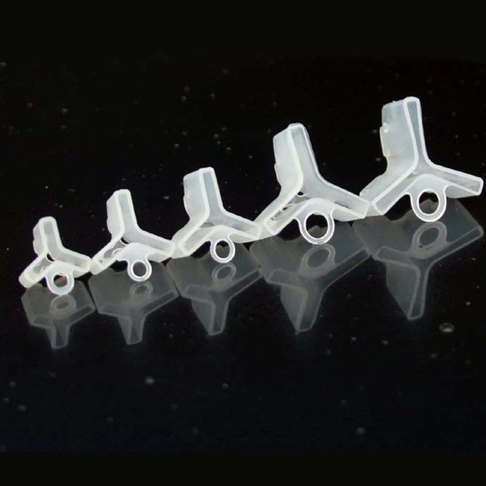 50PCS Triple Hooks Accessories Slots Sleeves Tool Treble Hook Durable Protector Caps Fishing Hollow Out Hook Cover Safety Case - imagen 3