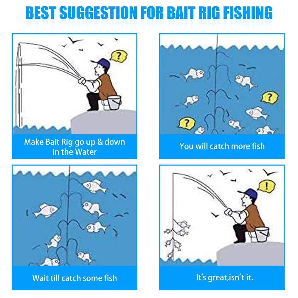 Aparejo de pesca de caballa, aparejo de alambre con pluma, cebo Artificial, 24 paquetes/12 paquetes - imagen 5