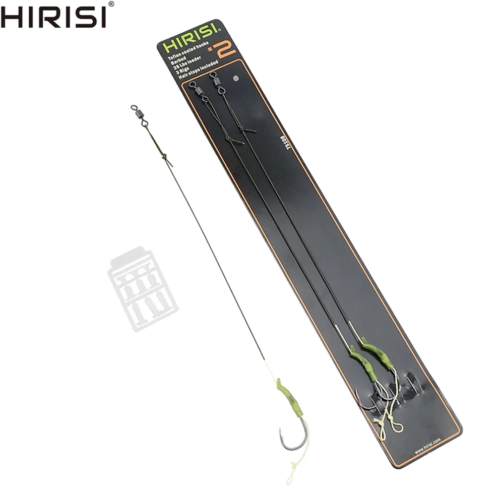 Aparejo de Pelo para Carpa con Anzuelo y Topes de Boilie