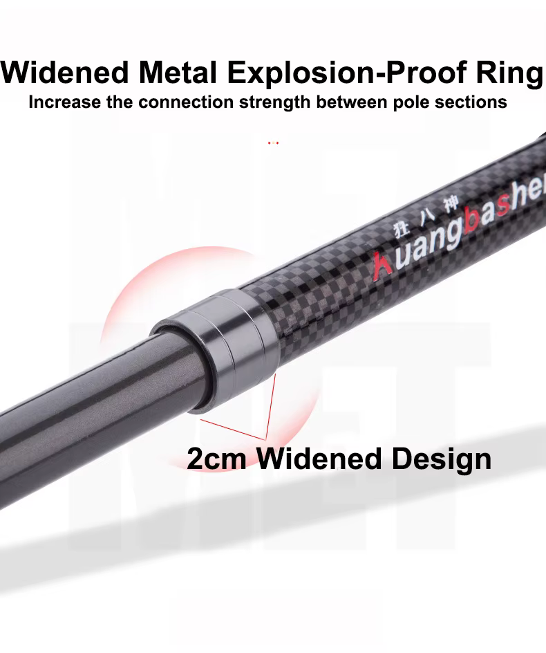 Mejorar la intensidad de la conexión del polo con un diseño ensanchado de 2 cm para la durabilidad y la estabilidad