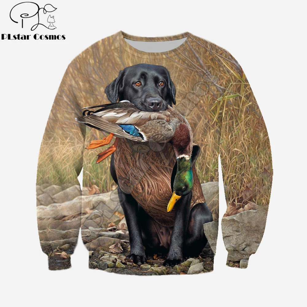 Sudaderas con capucha de marca, ropa con estampado 3D de pato de caza para hombre, Sudadera con capucha, ropa de calle Unisex, jersey, chaqueta informal, chándales KJ0172 - imagen 3