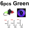 6pcs FL green
