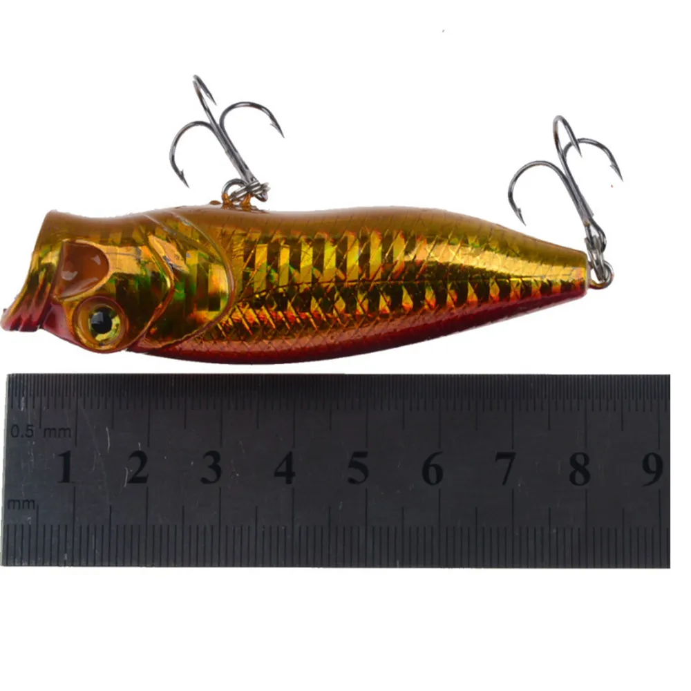 Señuelo de Pesca duro flotante, anzuelo Artificial, Wobblers duros, aparejos de Pesca de plástico, Crankbait para Lucio, Carpa, 1 unidad de 8cm/15,3g - imagen 4