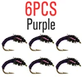 6pcs Purple