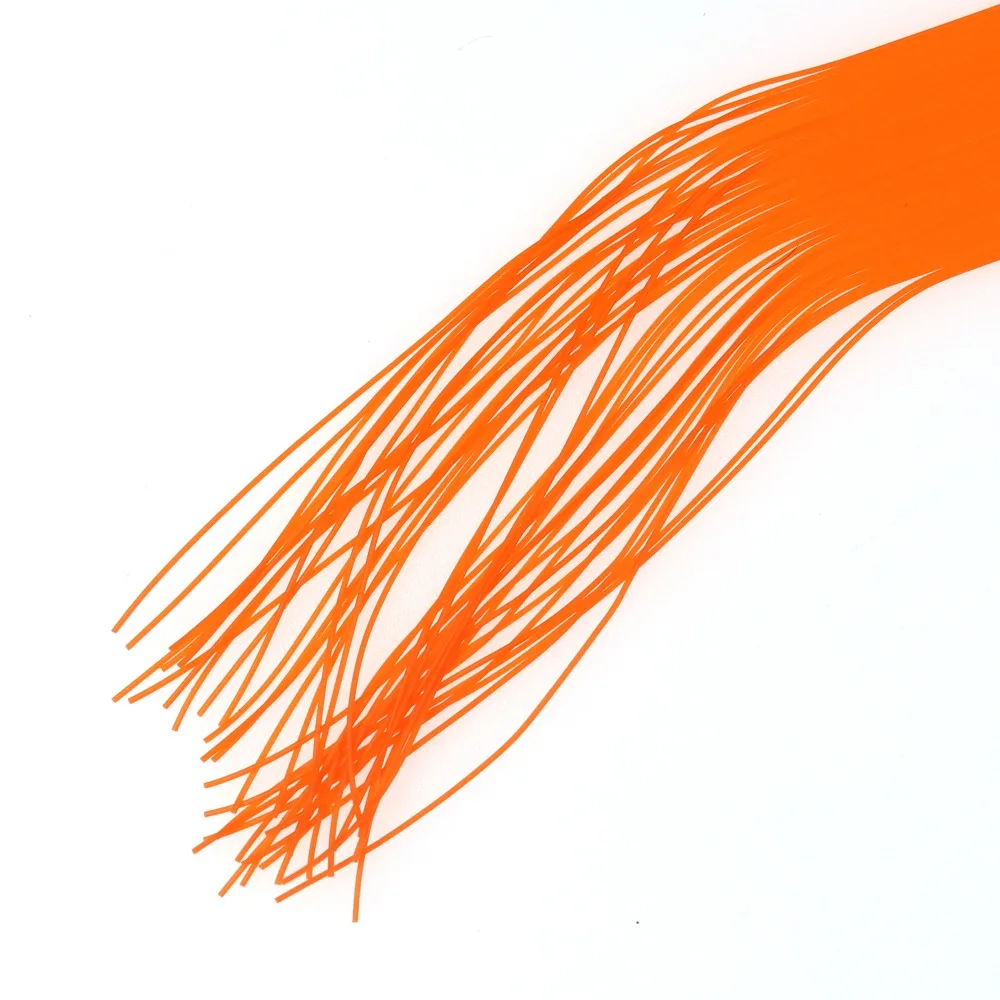 Wifreo 40 hebras 30cm cuerda de goma de silicona para gusano suave trucha mosca piernas pesca plantilla señuelo faldas Material de atado de moscas - imagen 5
