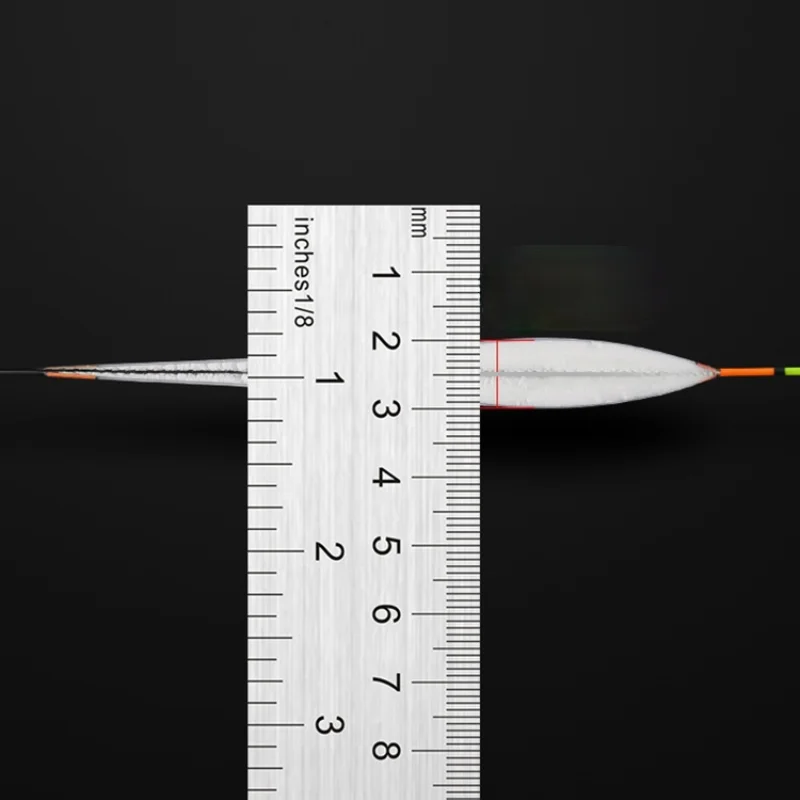 Flotador de pesca de fondo de alta sensibilidad y llamativo conjunto de nanoflotador de Cola gruesa, carpas de policarbonato ligero - imagen 4