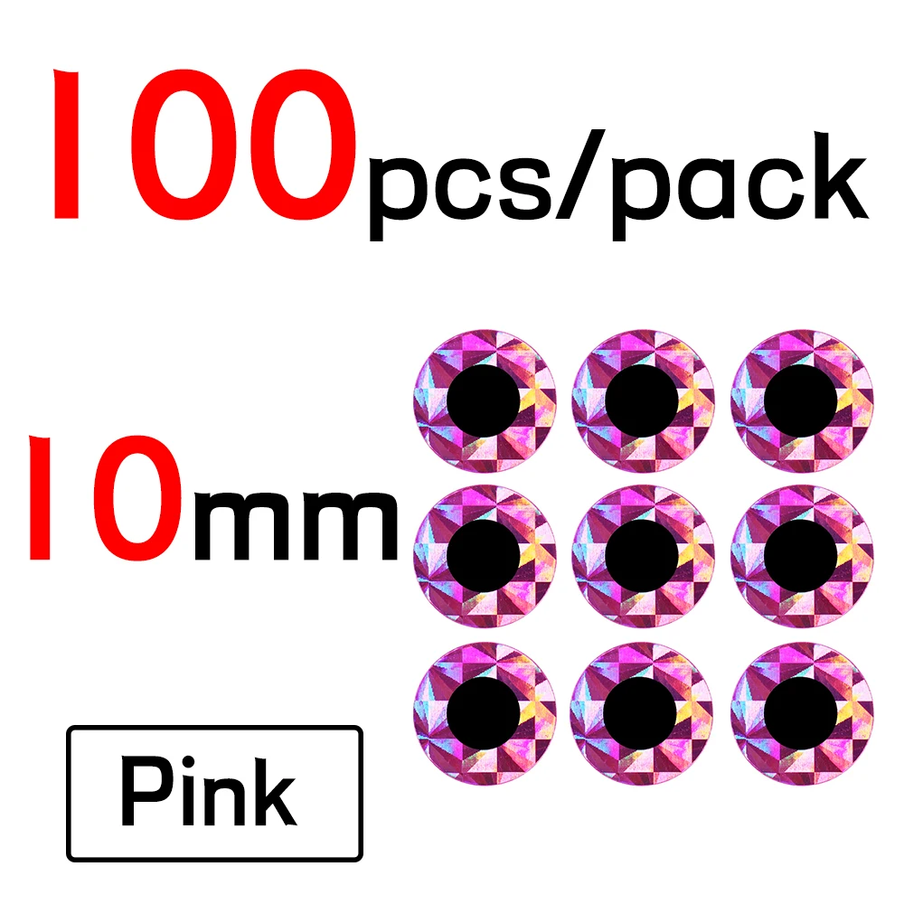 10mm Pink 100pcs