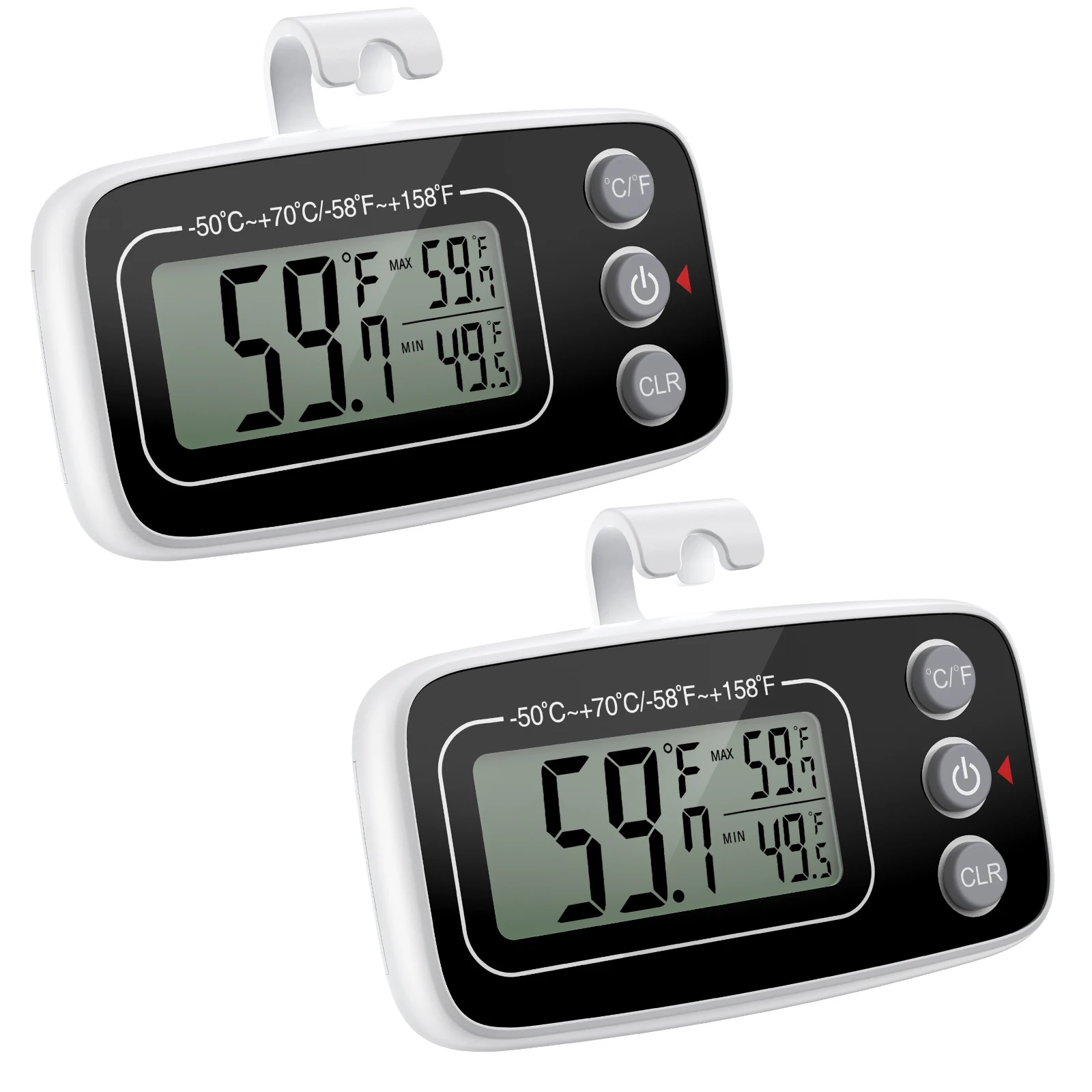 Termómetro digital de pesca ORIA – Máx/Mín impermeable con imán