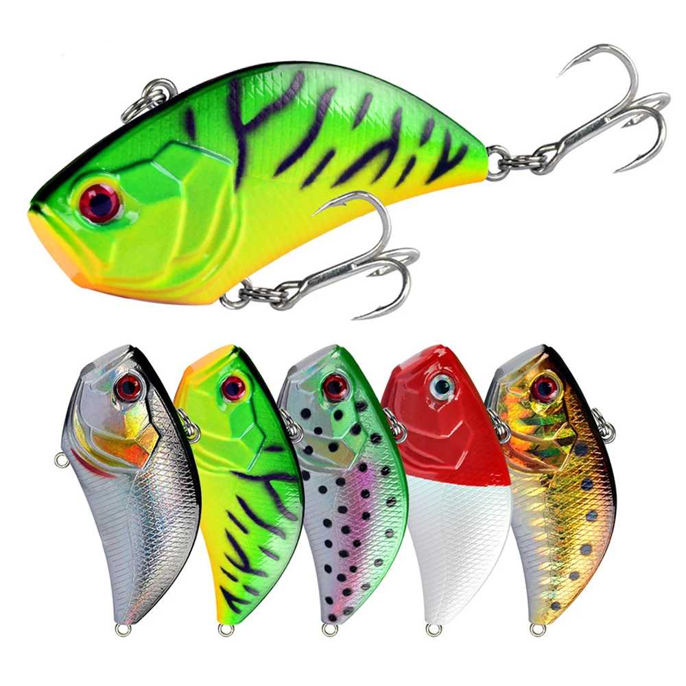 POETRYYI-señuelo de pesca con vibración, 5,5 cm, 14G, Lipless Crankbaits, plástico duro, VIB Artificial, aparejos de pesca de lubina
