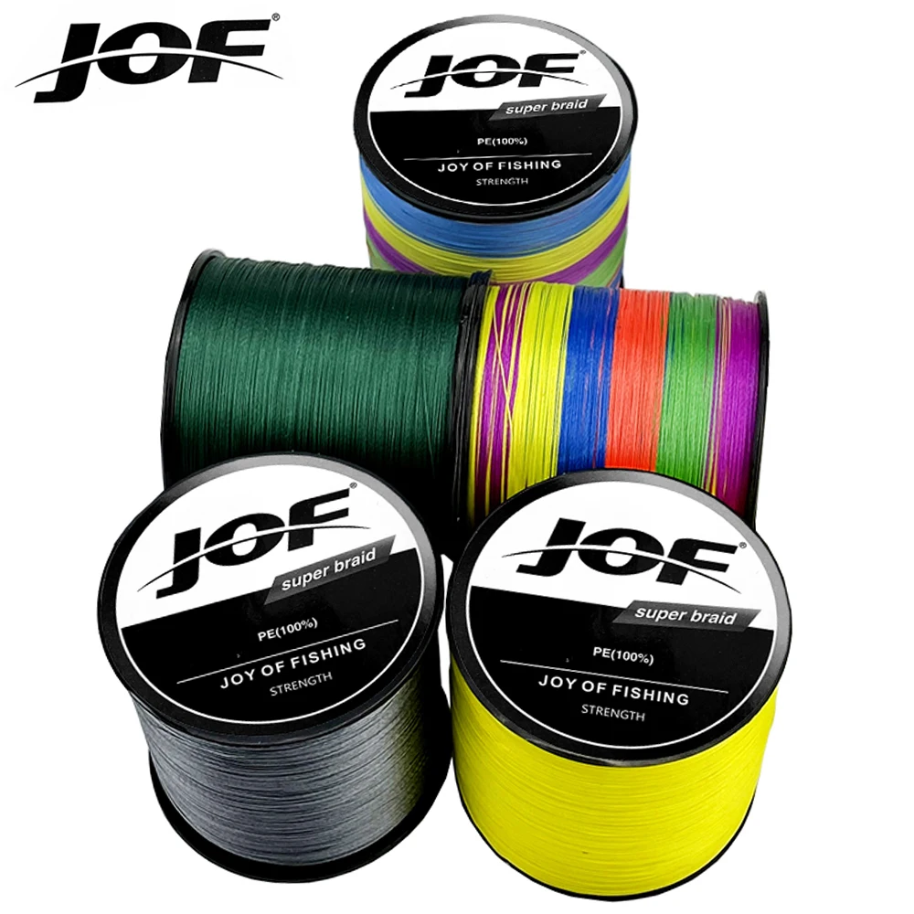 JOF-Hilo de pescar trenzado, 9 hebras, 300M/500M, multifilamento, PE, diámetro de 0,14-0,55mm - imagen 3