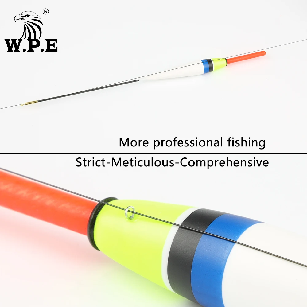 W.P.E-flotador de pesca de 3g y 18 colores, aparejos de pesca de 19cm-23cm, boya Vertical, 5 unids/paquete - imagen 3