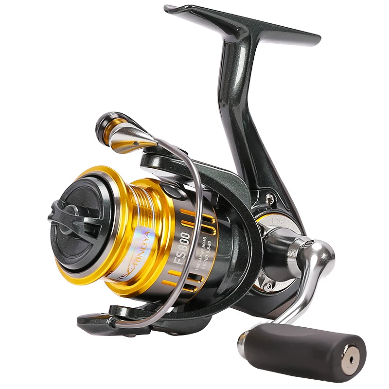 Carrete giratorio Serie s 800, 10 rodamientos de bolas, rueda de pesca 5,2: 1, relación de engranaje, bobina de balsa de alta velocidad, 4kg, potencia máxima de arrastre, buque lejano - imagen 5