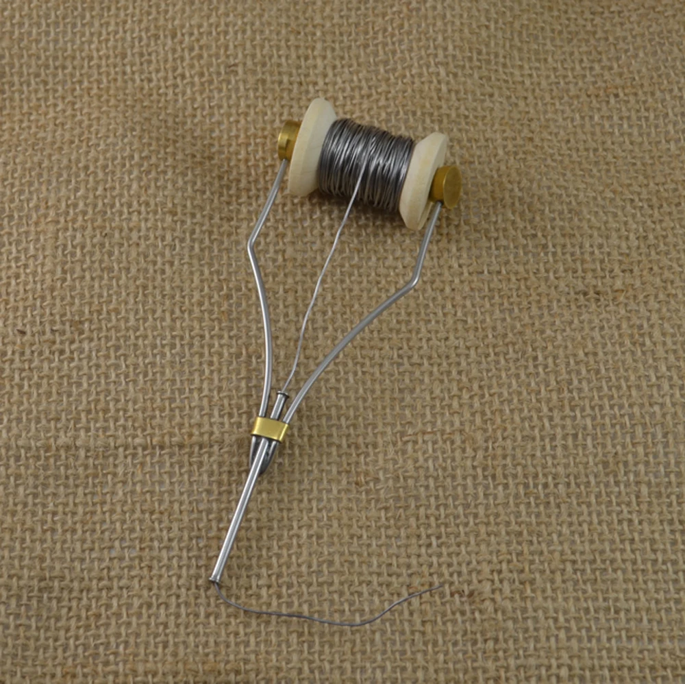 Wifreo 0,02 pulgadas de diámetro Carrete redondo de alambre suave para atar moscas, Material de pesca para línea de peso, 5 metros - imagen 4