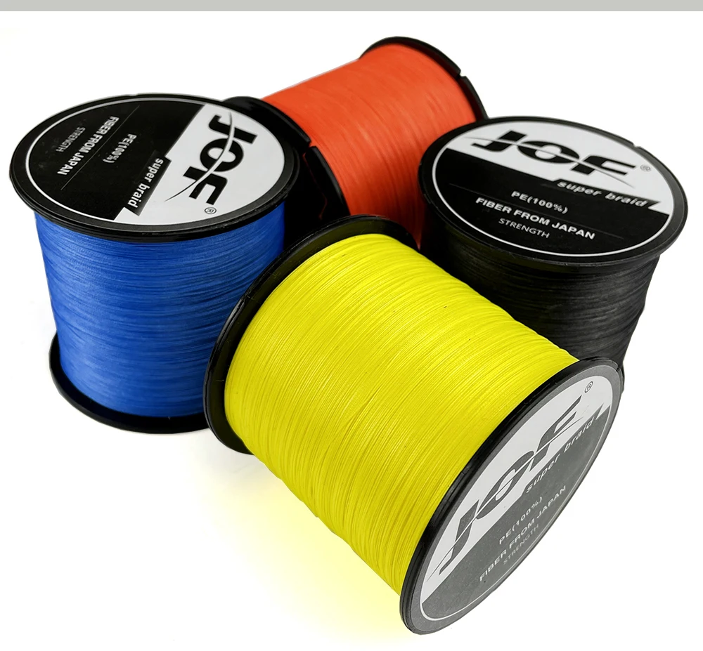 Explore las vibrantes líneas de pesca con Joe Super Spin hechas para precisión y rendimiento de Japón