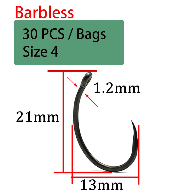Barbless-Size 4