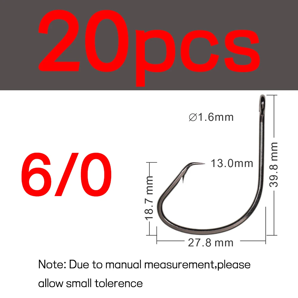 20pcs  Size 6I0