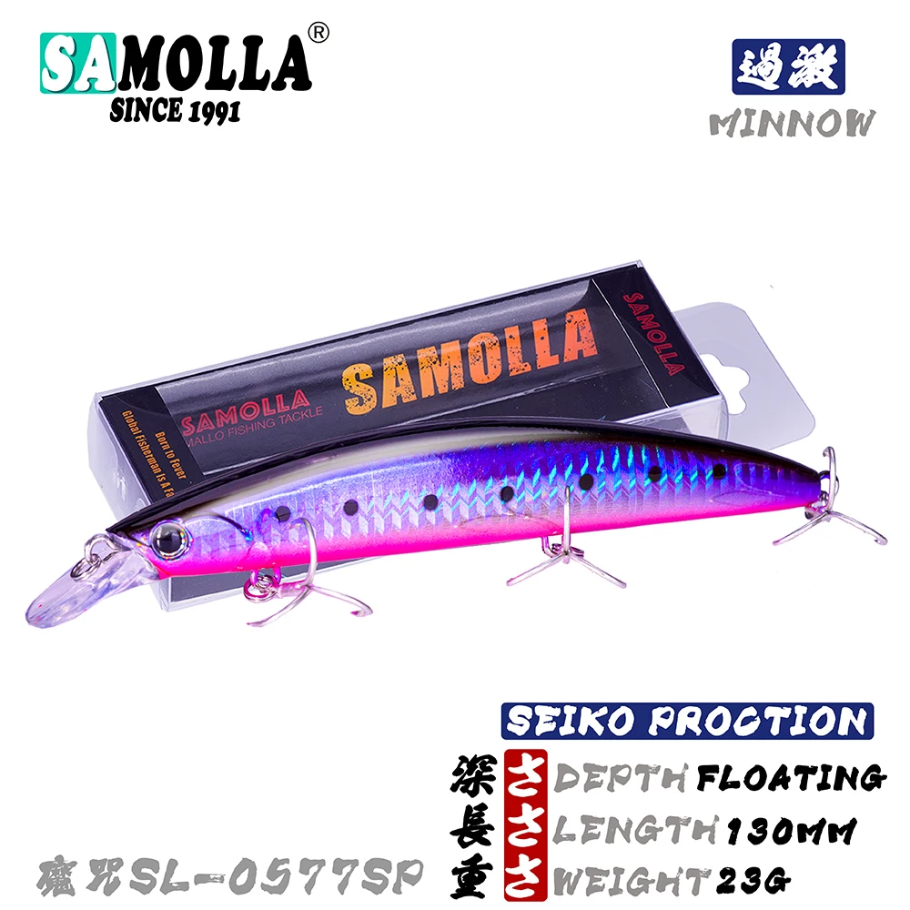 Señuelo SAMOLLA Minnow Flotante 23g Topwater - vista principal