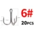 Size6 20pcs